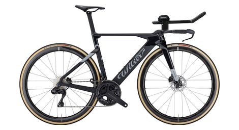 Wilier triestina turbine slr bici da triathlon shimano ultegra di2 12s 700 mm nero 2024 m / 167-175 cm