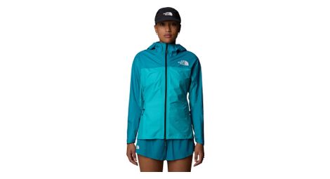 Chaqueta impermeable para mujer the north face summit superior futurelight azul