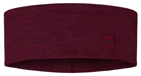 Bandeau Buff Merino Wide Bordeaux