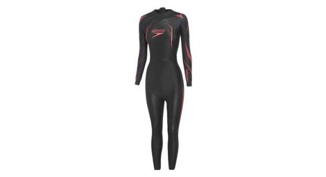 Combinaison néoprène femme speedo xenon fullsuit noir/rouge