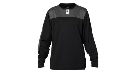 Fox junior defend long-sleeve jersey black