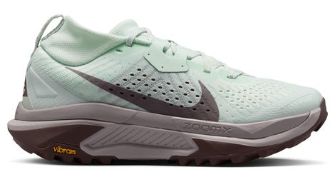 nike acg zegama trail women s green purple trail running shoes