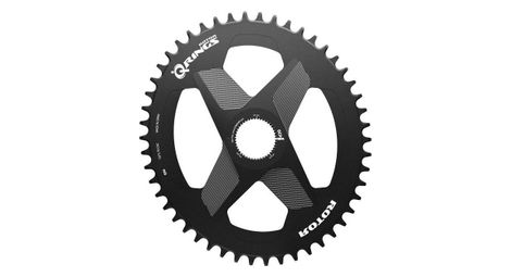 Plato negro Q-Ring Rotor ovalado de montaje directo