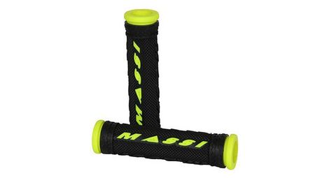 Massi paire de grips comp noir jaune