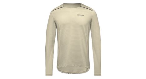 Maillot Manches Longues Gore Wear Contest 2.0 Beige Homme