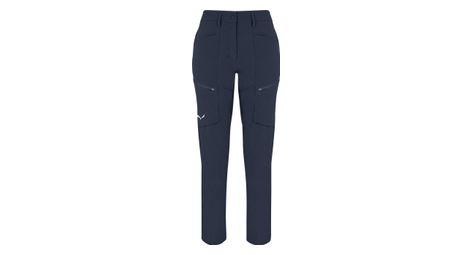 Pantalon femme salewa puez cargo bleu