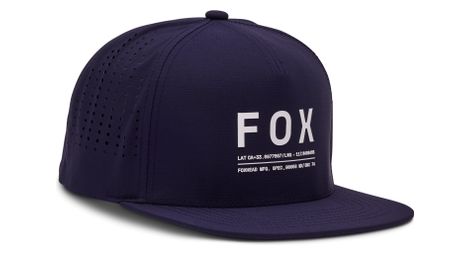 Casquette fox non stop tech snapback bleu os