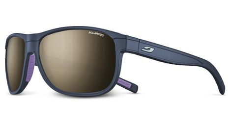 Lunettes julbo renegade m polarized 3+ bleu foncé mat/violet