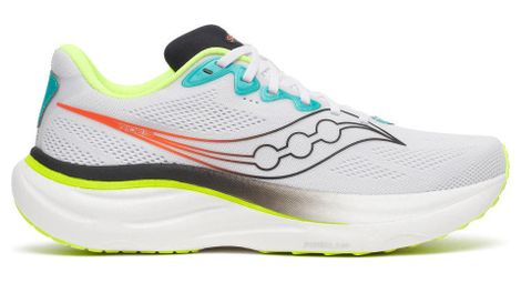 Zapatillas de running Saucony Ride 19 blancas/multicolor para hombre