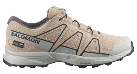 Chaussures Trail Salomon Speedcross Waterproof Beige/Gris Enfant