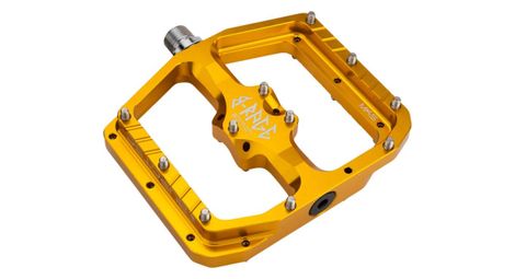 Burgtec Penthouse Flat MK5 B-Rage Edition Pedals - Bullion Gold