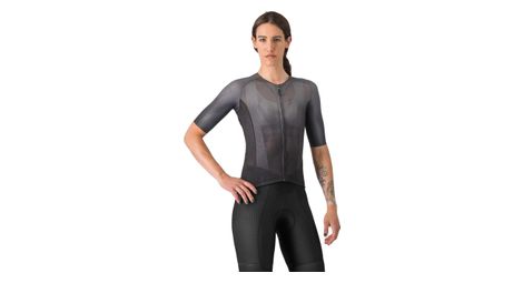 Maillot de manga corta para mujer climber's negro