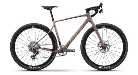 Vélo de Gravel Ghost Asket CF X Sram Force XPLR AXS 13V 700 mm Rose/Beige Mat 2026