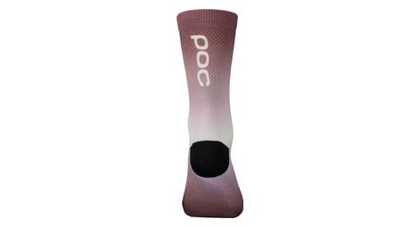 Chaussettes poc essential print long gradient rouge