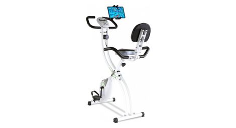 Vélo d'appartement pliable dossier. back fit + support pour tablette/smartphone