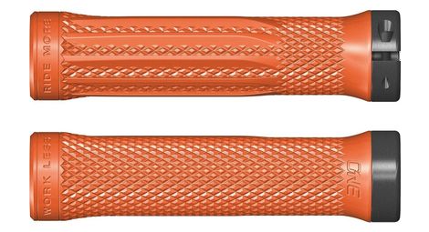 Paire de grips oneup lock-on orange