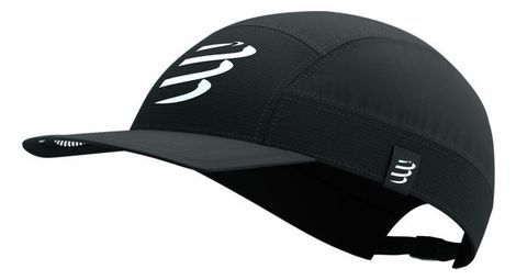 Gorra compressport 5 panel lightnegra