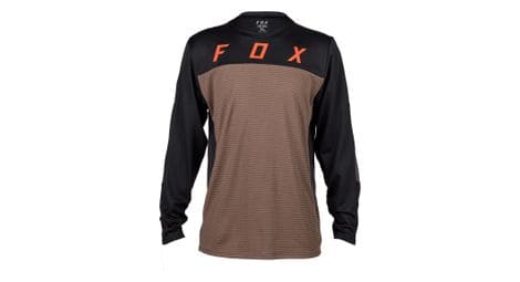 Fox junior defend race long sleeve jersey brown bimbi l