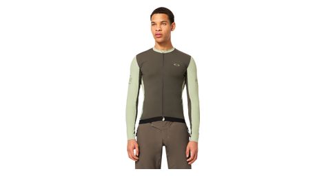 Oakley elements point to point long sleeve jersey green/khaki