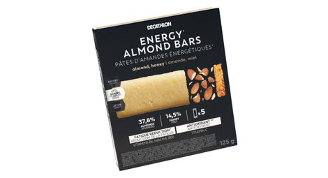 Barres energetiques decathlon nutrition pate d amande 5x25g
