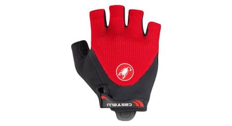 Guantes castelli arenberg gel 2 cortos rojo