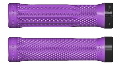 Pair of oneup lock-on grips purple