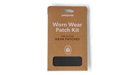 Patagonia worn wear patch kit negro