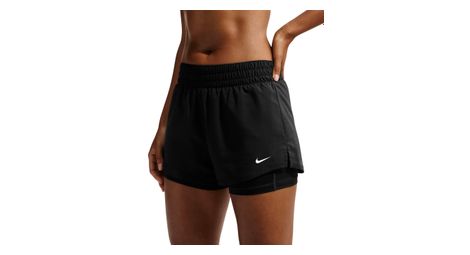 Short 2-en-1 Nike One 3in Noir Femme