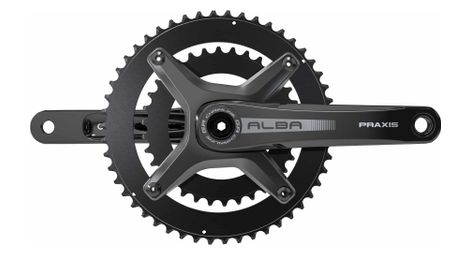 praxis alba gr crankset aluminium 48 32 teeth 10 11 12v black