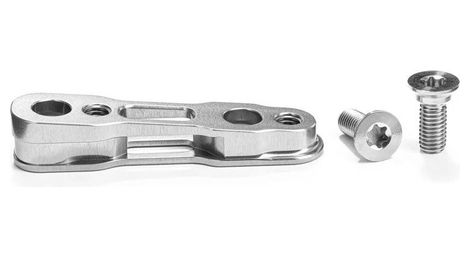 Adaptateur pour Etrier de Frein Arrière Shimano Flat Mount 160 mm absoluteBLACK Gris