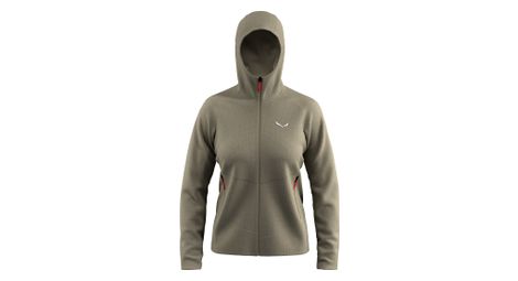 Chaqueta polar Salewa Puez Rocca Mujer Verde