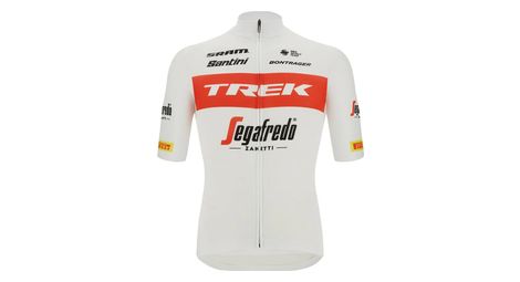 Maillot manches courtes santini trek segafredo 2022 blanc