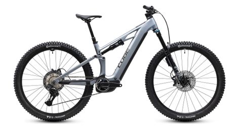 MTB elettrica a sospensione integrale Cube Stereo Hybrid One44 HPC SLX Evo 800 Shimano Di2 12 V 800 Wh Bosch 120 Nm 29'' Grigio Slate Prizm 2027