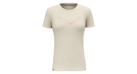 Women's salewa pure eagle frame dry t-shirt white