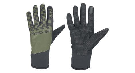 Gants longs northwave winter active noir/vert