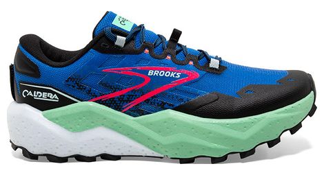 Brooks caldera 7 trail shoes blue pink men's 43