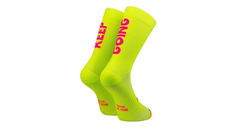 Chaussettes sporcks keep going jaune