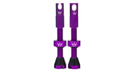 Valvole tubeless peaty's x chris king mk2 42mm viola