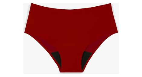 Shorty menstruel pour ados - flux moyen - rouge