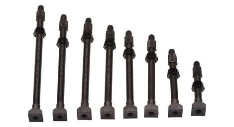Válvula enve presta tubeless negra