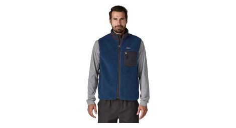 Polaire sans manches patagonia classic retro-x bleu homme