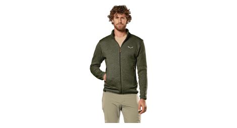 Giacca in pile Salewa Puez Rocca Polarlite Uomo Verde