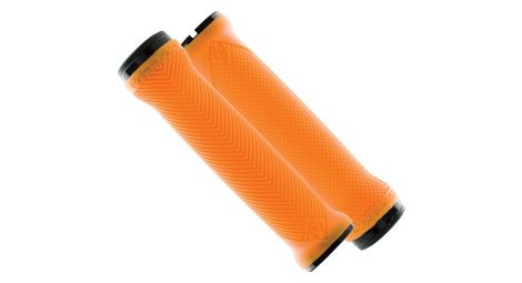 Race face lovehandle grips double lock-on orange