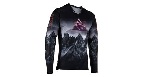 Leatt mtb gravity 4.0 alpine long sleeve jersey zwart