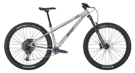 kona honzo esd mountain bike with sram gx eagle 12 speed drivetrain 29 inch wheels silver