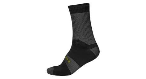 Paire de chaussettes endura hummvee ii gris/noir