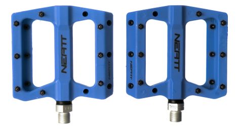 Coppia di pedali neatt composite 8 pin flat blu