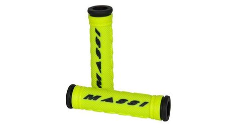 Massi paire de grips comp jaune noir