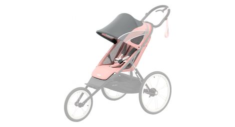 Siege pour poussette de running cybex avi rose gris