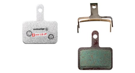 Swisstop coppia di pastiglie organic disc15 e-bike shimano, trp, tektro